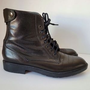 Fratelli Rossetti black combat boots size 9